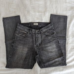 Democratic Jean in 3 Month Wash Black Selvage